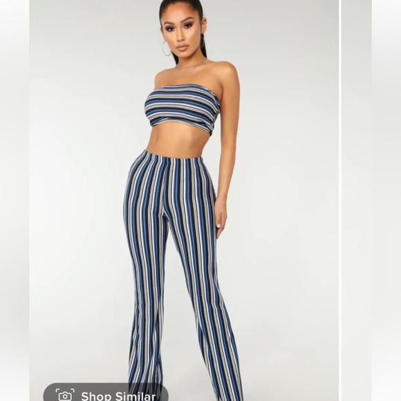 Fashion Nova outfit 🖤💙 - Picture 1 of 7